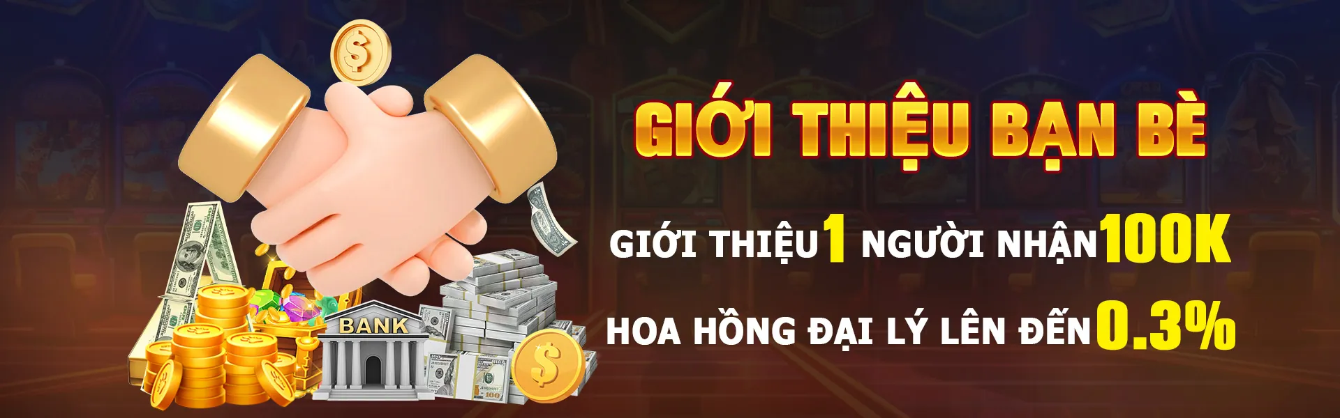 Thưởng giới thiệu bạn bè tham gia đá gà